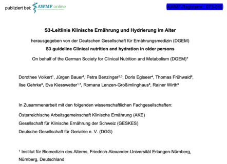 Zum Artikel "Neue Leitlinienpublikation aus dem IBA"